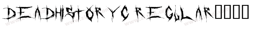 DeadHistoryC Regular字体转换